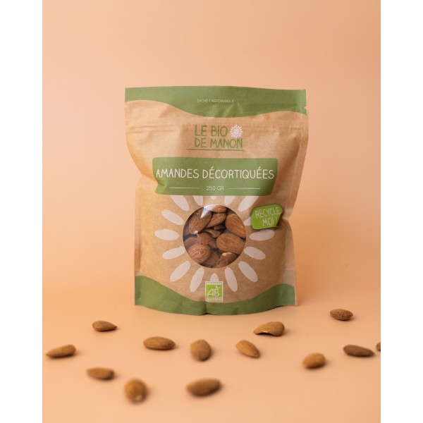 Amandes décortiquées 250g