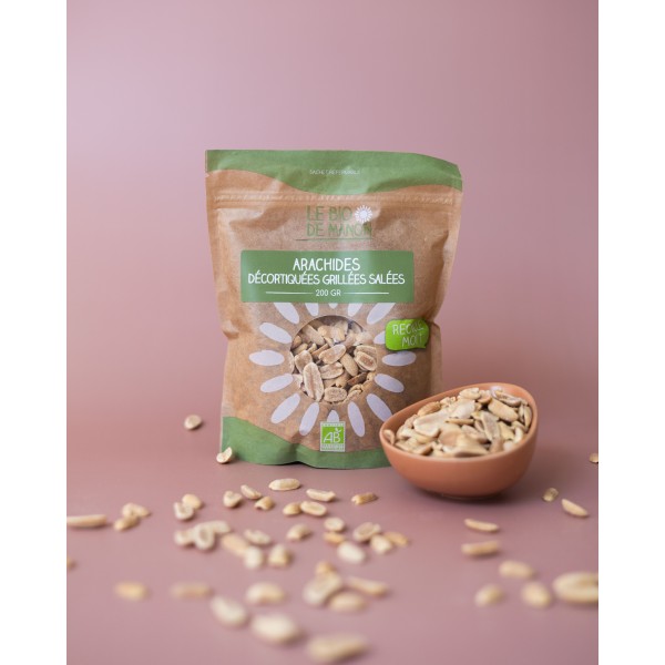Arachides décortiquées grillées salées 200g