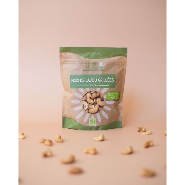 Noix de cajou grillées nature 200g