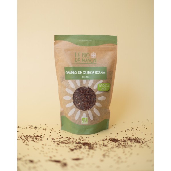 Graines de quinoa rouge 500g