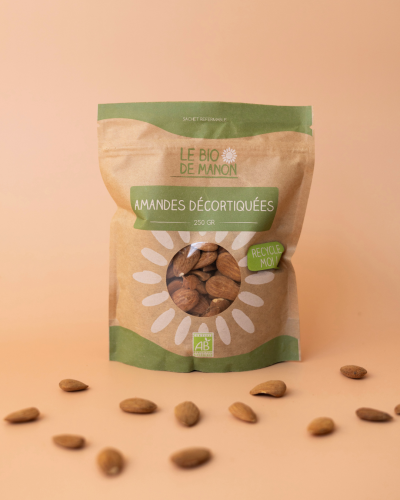 Amandes décortiquées 250g