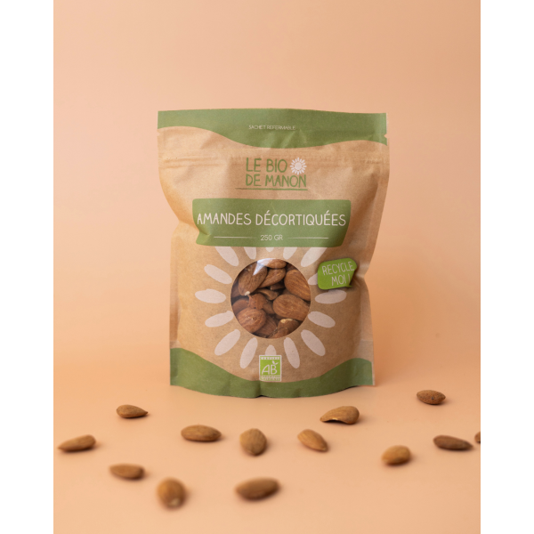 Amandes décortiquées 250g
