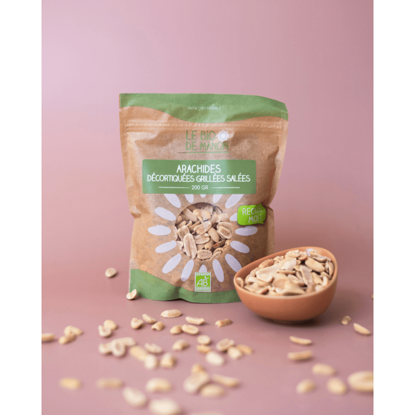 Arachides décortiquées grillées salées 200g