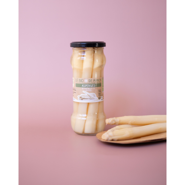 Asperges blanches entières en bocal 345g