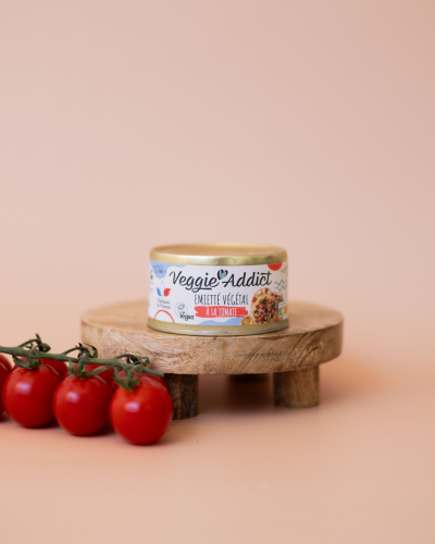 Emietté végétal à la tomate...