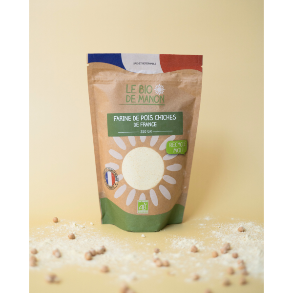 Farine de pois chiches de France 350g