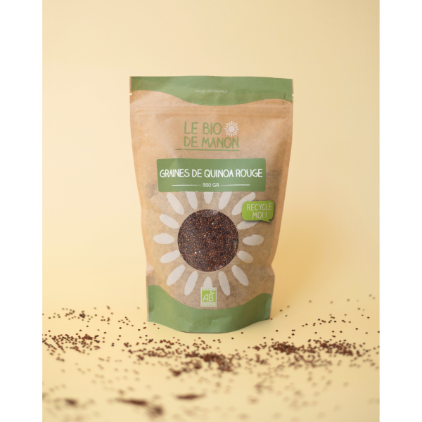 Graines de quinoa rouge 500g