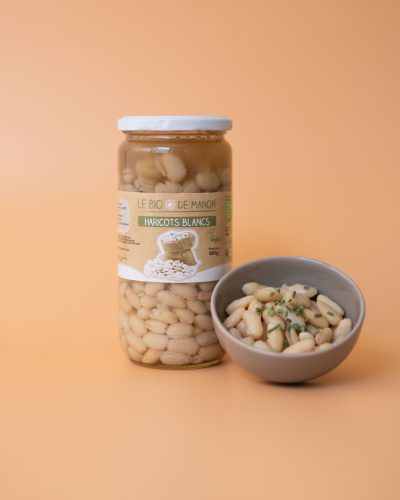 Haricots blancs en bocal 660g