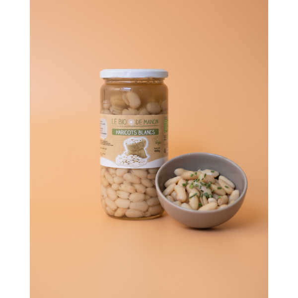 Haricots blancs en bocal 660g