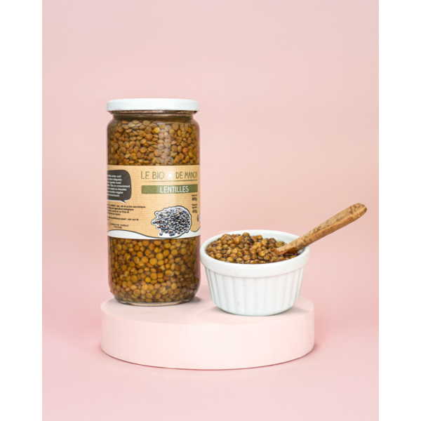 Lentilles en bocal 660g