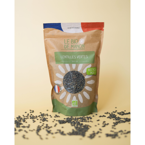 Lentilles vertes de France 500g