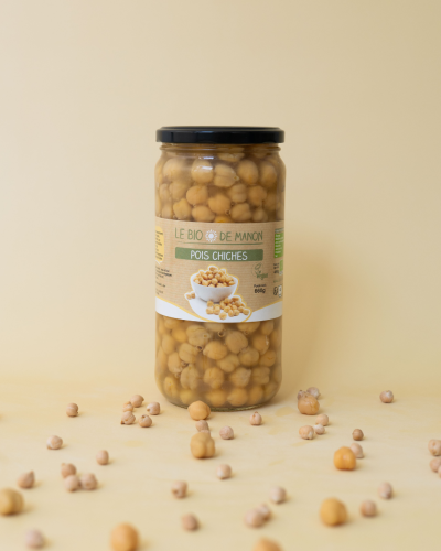 Pois chiches en bocal 660g