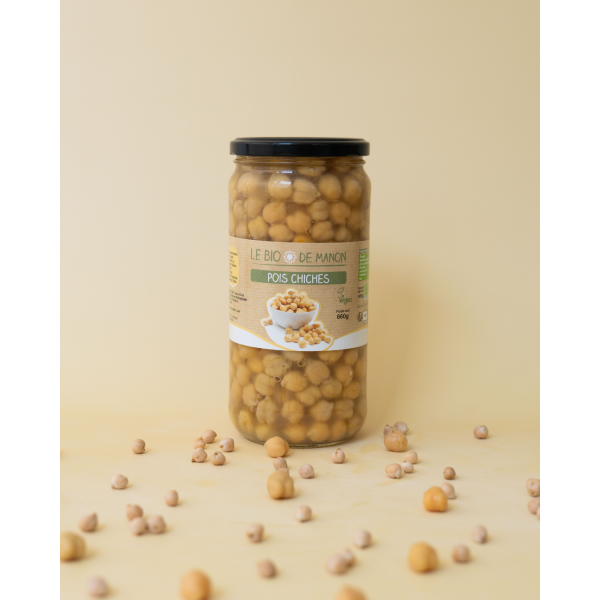 Pois chiches en bocal 660g