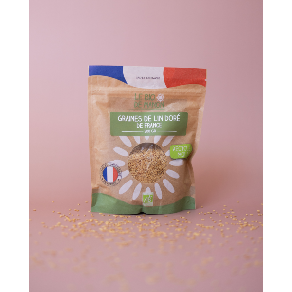 Graines de lin doré de France 200g