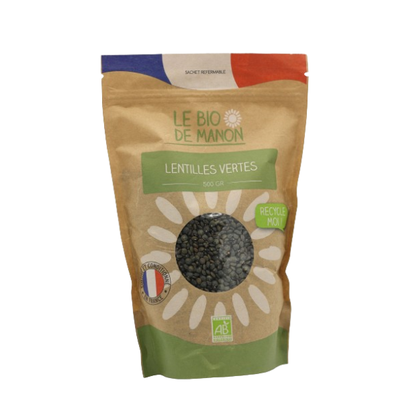Lentilles vertes de France 500g