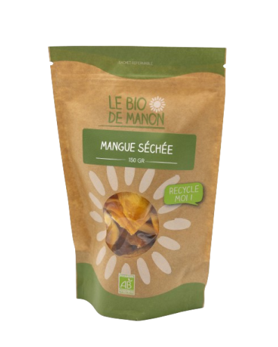 Mangues séchées bio en sachet 150g - Le Bio de Manon Peynier