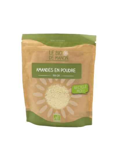 Amandes en poudre bio 150 g – Le Bio de Manon Peynier