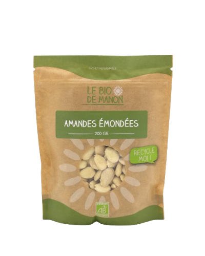 Amandes émondées bio 200g - Le Bio de Manon Peynier