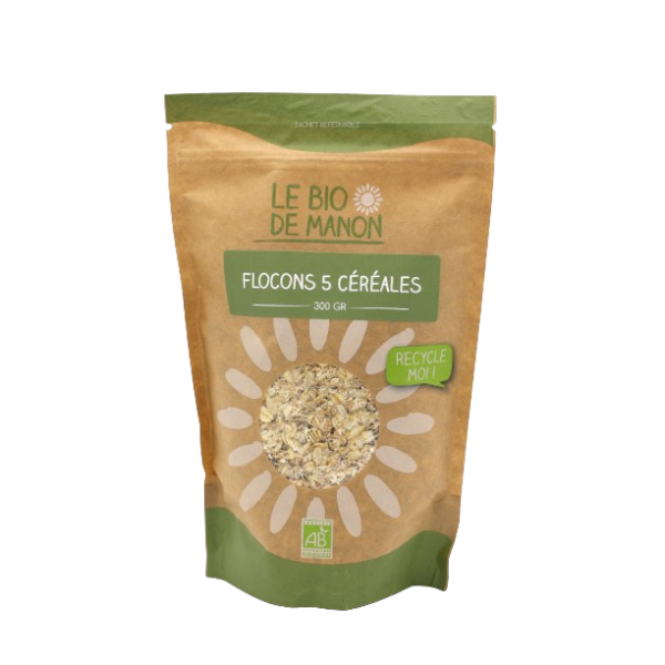 Flocons 5 céréales 300g