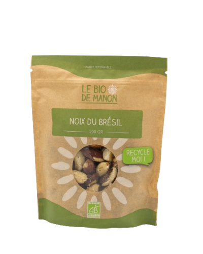 Noix du Brésil bio en sachet 200g - Le Bio de Manon Peynier