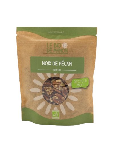 Noix de pécan bio en sachet 150g - Le Bio de Manon Peynier