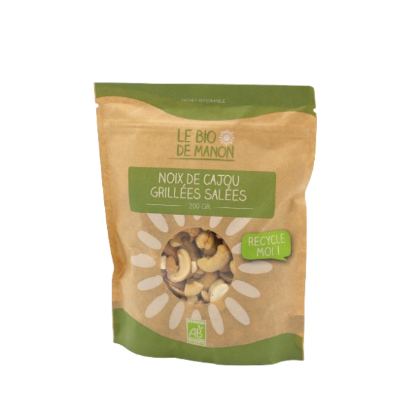 Noix de cajou grillées salées 200g