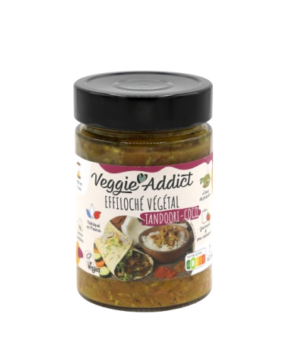 Pot d'effiloché végétal Tandoori Coco bio 320g - Le Bio de Manon Peynier