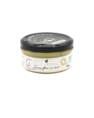 Pot de foie gras végétal nature bio 150g - Le Bio de Manon Peynier