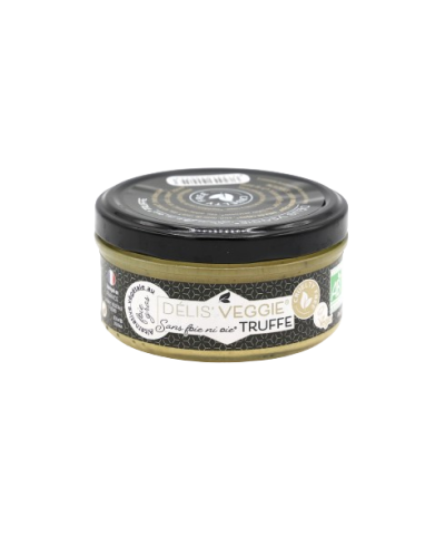 Pot de foie gras végétal à la truffe bio 150g - Le Bio de Manon Peynier