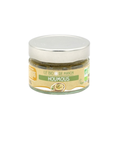 pot de houmous traditionnel bio 100g - Le Bio de Manon Peynier