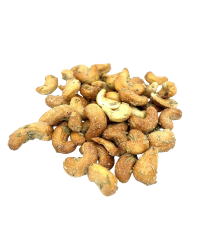 Noix de cajou bio croquantes assaisonnées au romarin et fleur de sel - Collation gourmande - Le Bio de Manon