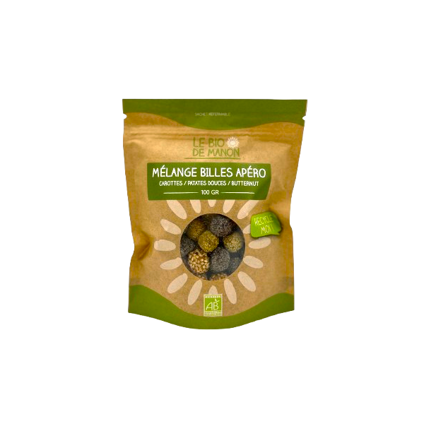 Mélange billes apéro Carottes / Patates douces / Butternut 100g
