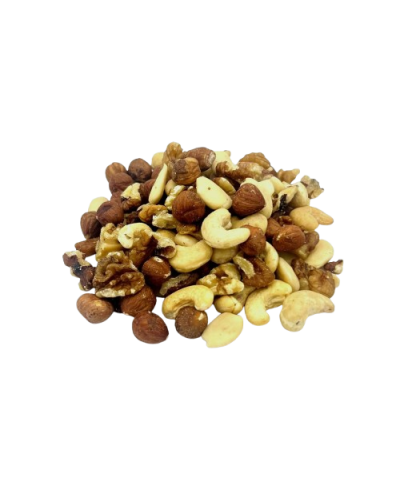Mélange Croq'noix bio - noix de cajou, amandes, noisettes et cerneaux de noix - Le Bio de Manon Peynier Mélange Croq'noix bio - noix de cajou, amandes, noisettes et cerneaux de noix - Le Bio de Manon Peynier