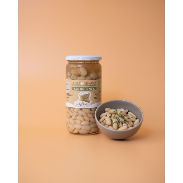 Haricots blancs en bocal 660g