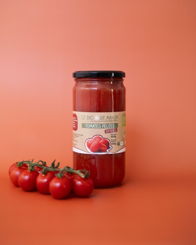 Tomates pelées entières en...