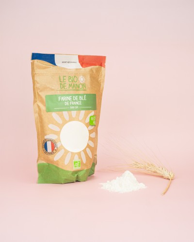 Farine de blé T65 de France 500g