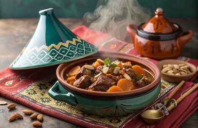 Tajine d'agneau aux fruits secs