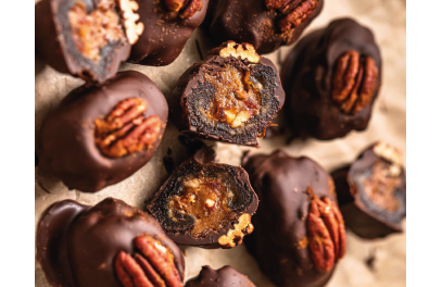 Recette de Noël avec dattes Medjool bio et chocolat